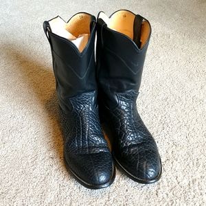 Justin Bullhide Classic Roper Size 12 D